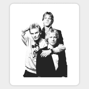 The Police // Vintage Design Magnet